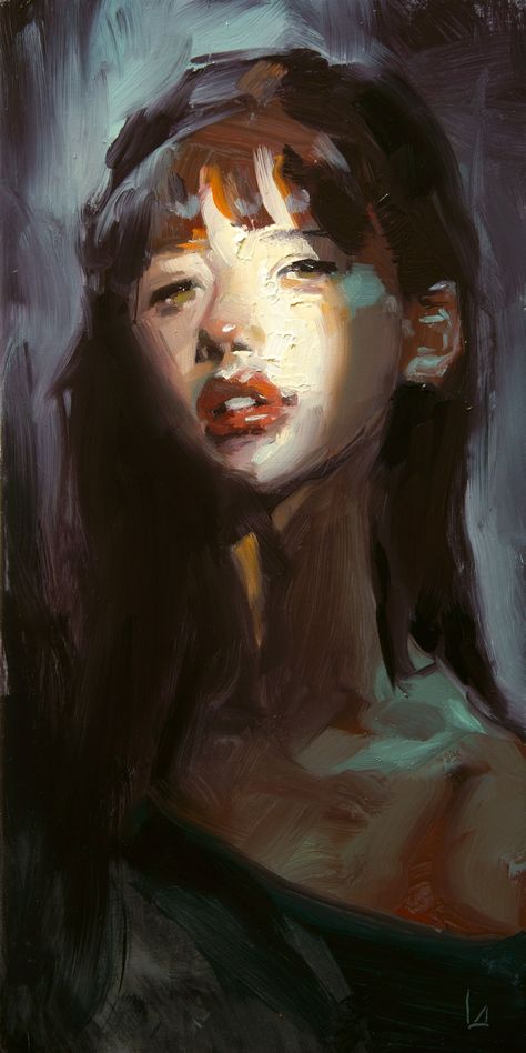 John Larriva, A Level Art Sketchbook, Portraiture Painting, Ethereal Art, Portrait Artist, Fine Art Gallery, Painting Style, Art Reference Photos, Original Fine Art