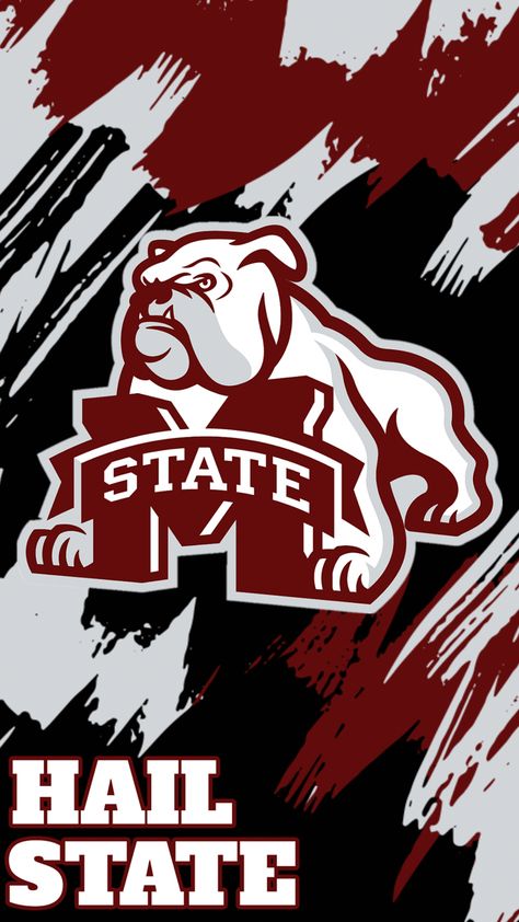 Mississippi State Bulldogs phone Wallpaper Hail State Mississippi State Bulldogs Wallpaper, Mississippi State Wallpaper, Mississippi State Football, Msu Bulldogs, Flag Drawing, Hail State, Southeastern Conference, Sec Football, Mississippi State University