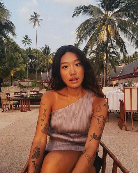 Peggy Gou Aesthetic, Peggy Gou Tattoo, Small Name Tattoo, Education Tattoos, Tattoos Architecture, Peggy Gou, Eagle Nebula, Eye Of The Beholder, Quotes Art