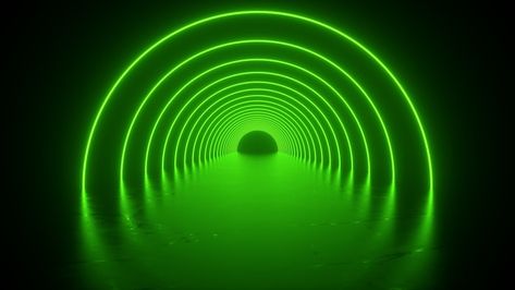 Photo light green laser tunnel round tun... | Premium Photo #Freepik #photo #led-background #light-tunnel #neon-stage #light-wallpaper Light Tunnel, Green Laser, Blue Led Lights, Round Light, Lit Wallpaper, Laser Lights, Photo Lighting, Led Light Strips, Neon Color