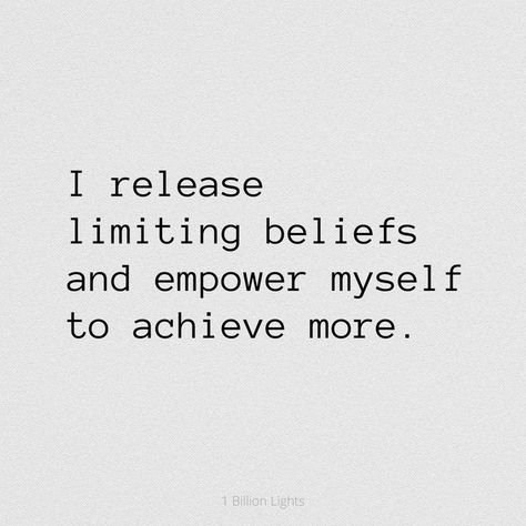 Self Belief Quotes Affirmations, Limited Belief Quotes, Release Limiting Beliefs Affirmations, Releasing Limiting Beliefs, Quotes For Self Belief, Quotes About Self Belief, Self Limiting Beliefs Affirmations, How To Release Limiting Beliefs, Self Employed Affirmations