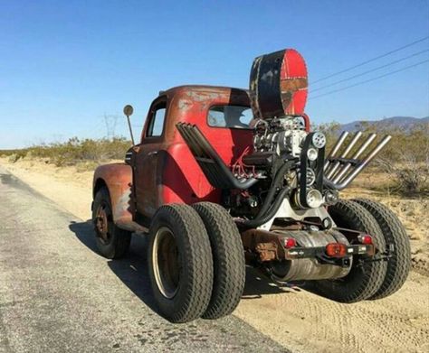 50 Coolest Rat Rods That Push The Envelope - Yeah! Motor Rat Rod Pickup, Rat Rods Truck, Hot Rod Trucks, Rat Rods, Classic Cars Trucks, Classic Trucks, Custom Trucks, Cool Trucks, Old Trucks