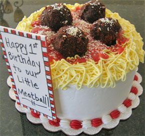 Meatball Cake, Carnation Cake, Cake With Buttercream Roses, Tile Cake, Spaghetti Cake, Cake With Royal Icing, School Bus Cake, Chocolate Cake With Buttercream, Bus Cake