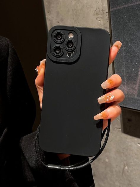 Cool Black Phone Cases, Black Iphone Phone Cases, Black Iphone Case Aesthetic, Aesthetic Black Phone Case, Black Phone Case Ideas, Black Phone Case Aesthetic, Phone Cases For Black Iphone, Black I Phone, Phone Cases Black