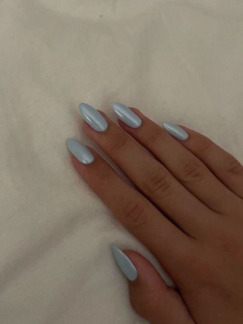 Blue Chrome Nails, Kutek Disney, Smink Inspiration, Her Nails, Makijaż Smokey Eye, Girls Nails, Classy Nails, Fire Nails, Dream Nails