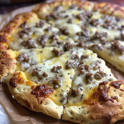 If you’re on the hunt for a breakfast recipe that combines the heartiness of biscuits and gravy with the fun of a pizza, look no further! This Biscuits and Sausage Gravy Breakfast Pizza is a ... READ MORE Biscuit And Gravy Pizza, Sausage Gravy Breakfast Pizza, Sausage Gravy Breakfast, Air Fryer Biscuits, Biscuit And Gravy, Gravy Breakfast, Biscuits And Sausage, Sausage Gravy And Biscuits, Biscuit Pizza