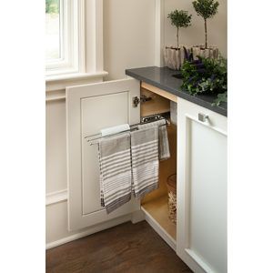 Dish Towel Storage, Hand Towel Rack, Under Sink Cabinet, Rev A Shelf, Hand Towel Holder, Towel Storage, Sink Cabinet, Under Sink, Cabinet Styles