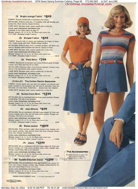 1976 Sears Spring Summer Catalog, Page 56 - Catalogs & Wishbooks 1976 Fashion, Hooked On A Feeling, Catalog Printing, 70 Fashion, 70’s Fashion, Christmas Catalogs, Fashion Catalogue, 1970s Fashion, 70s Retro