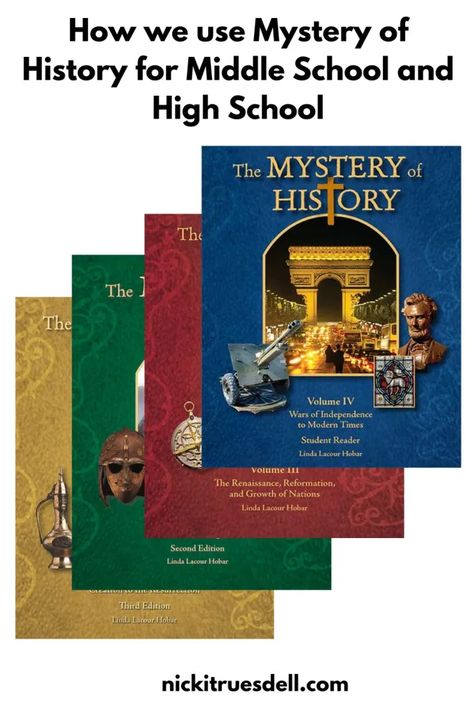 Mystery of History (How we use it) - Nicki Truesdell Classical Education Homeschool, Education Preschool, Christian Homeschool, Ancient Writing, Medieval Books, History Curriculum, Classical Education, Homeschool Kids, Unit Studies