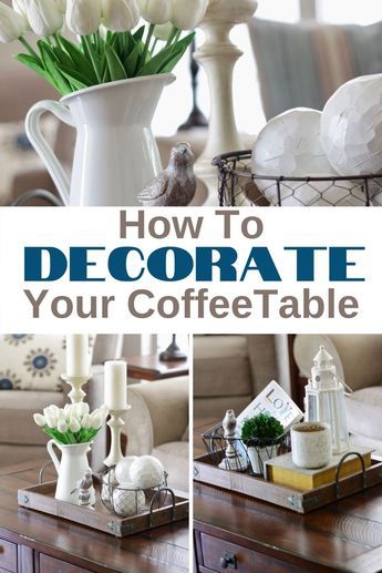 How To Display Coffee Table Books, Library Table Decor Ideas, Rectangle Coffee Table Decor Living Room, Trays On Coffee Tables, Tray Decor Living Room, Rectangle Tray Decor Ideas, Coffe Table Arrangment, Ottoman Tray Styling, Ottoman Tray Decor Ideas