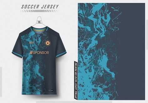 Soccer jersey design for sublimation | Premium Vector #Freepik #vector #jersey-template #sport-shirt #basketball-uniform #football-jersey Football Jersey Design Template, Sublimation Jersey Design Football, Sport Shirts Design, Best Football Jersey Designs, Cool Soccer Jerseys, Modern Jersey Design, Sport Shirt Design Football, Sport Tshirt Designs Ideas, Sports Jersey Design T Shirts