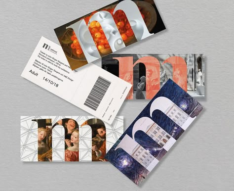 Nationalmuseum rebrand, by Hat-trick Design | Identity Designed Exhibition Ticket Design, Museum Presentation, Museum Identity, Museum Branding, Ticket Design, Museum Poster, Professional Logo Design, Design Museum, Art And Design