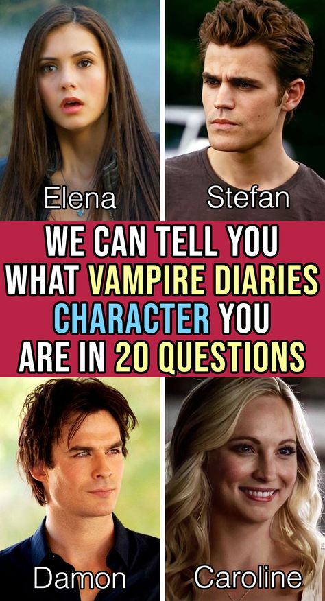 Vampire Quiz, Vampire Diaries Quiz, Buzzfeed Personality Quiz, Vampire Diaries Rebekah, Romantic Drama Film, Vampire Diaries Outfits, Singer Art, The Vampire Diaries Characters, Movie Quiz