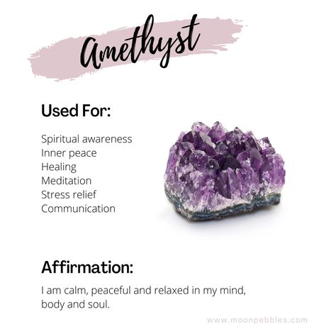 Awaken yourself and gour spirit with Amethyst Crystals Meanings Amethyst, Crystals For Inner Peace, Amythest Crystals Meanings, Properties Of Amethyst, Peace Crystals, Aquarius Birthstone, Amethyst Meaning, Aesthetic Crystals, Protection Keychain