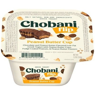 Coated Peanuts, Chobani Flips, Chobani Yogurt, Chobani Greek Yogurt, Yogurt Shop, Chocolate Peanut Butter Cups, Peanut Butter Cup, Yogurt Cups, Greek Style