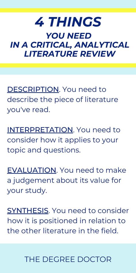 Text: 4 things you need in a critical, analytical literature review Apa Writing Format, Scientific Writing, Phd Life, Academic Essay Writing, Literature Review, Thesis Writing, Research Writing, Essay Prompts, Persuasive Essays