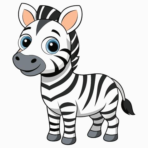 Premium Vector | Cute zebra cartoon Zebra Cartoon Images, Cute Zebra Cartoon, Zebra Vector, Zebra Clipart, Zebra Cartoon, Busy Activities, School Wall Art, Animal Habitats, Free Business Card Mockup