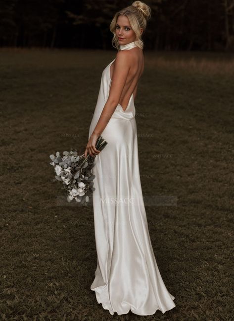 Low Cut Wedding Dress, Column Wedding Dresses, Backless Silk Dress, Sheath Wedding Dresses, Column Wedding Dress, Boho Wedding Dresses, Sparkle Wedding Dress, Sheath Wedding, Sparkle Wedding