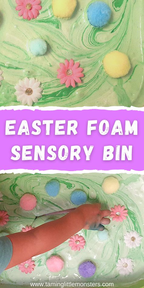 Easter Activities Eyfs Spring Crafts, Easter Sensory Activities For Toddlers, Easter Sensory Tuff Tray, Messy Easter Activities, Easter Sensory Bin Preschool, Easter Sensory Activities For Preschool, Outdoor Easter Activities Eyfs, Easter Baby Activities, Easter Eyfs Activities Ideas