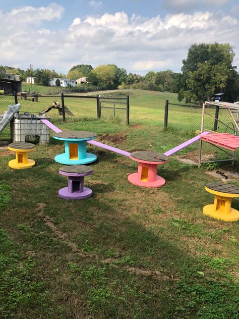 Goat Playground Ideas Pallet Playhouse, Farm Animal Enrichment Ideas, Cheap Goat Playground, Goats House Ideas, Goat Pen Ideas Pallets, Goat Corral Ideas, Pygmy Goat Playground Ideas, Pygmy Goat Pen Ideas, Farm Animal Enclosures