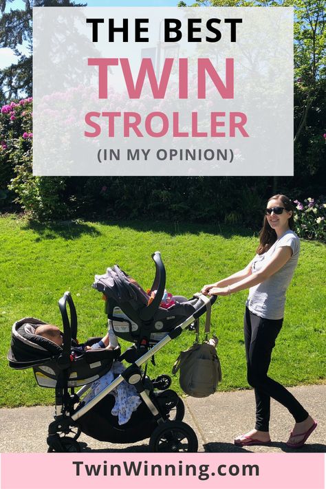 Best Twin Strollers, Stroller For Twins, Double Stroller For Twins, Twin Pregnancy Belly, Twin Baby Gear, Twin Strollers Infants, Having Twins, Best Double Stroller, Twin Strollers