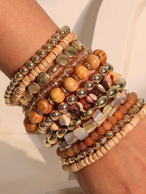 Letter bead bracelets