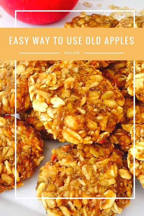 Vegan Snacks, Healthy Dessert Recipes, Use Old Apples, Leftover Apples, Apple Pie Cookies, Apple Recipes Easy, Pie Cookies, Healthy Vegan Snacks, Inspo Pics