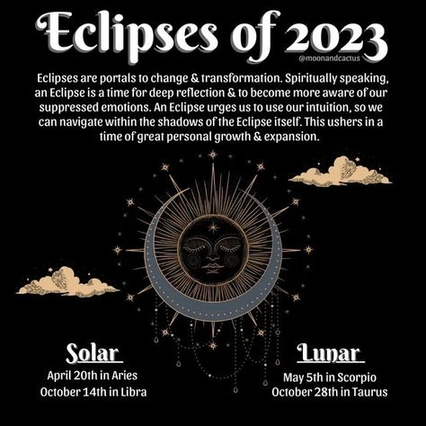 New Moon Spiritual Meaning, Solar Eclipse Magic, Taurus 2023, Eclipse Astrology, Pagan Life, Solar Lunar, Moon Chart, Pagan Spirituality, Color Healing