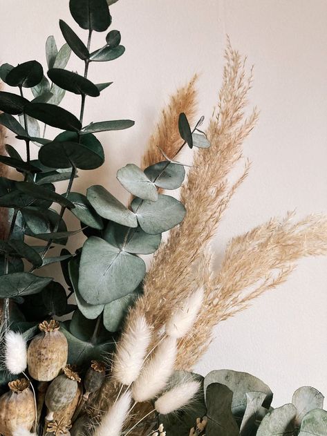 Preserved Eucalyptus, Seed Heads, Bunny Tails, Eucalyptus Wedding, White Bunny, Poppy Seed, Deco Floral, Dried Floral, Dried Flower Bouquet