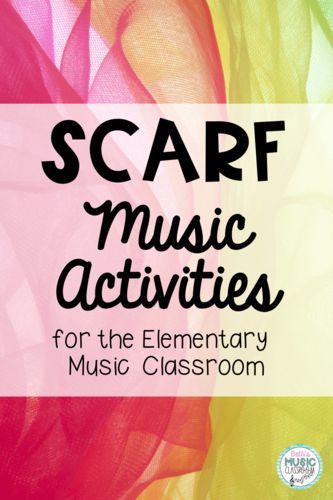 Do you use scarves in your elementary music class? In this post, we’re talking all about why you should use them and some different scarf music activities that work so well in the elementary music room. My students and I had a lot of fun with scarves during social distancing and when teaching on a cart. And now, I still love using them with all types of activities. Music Activities For Kids, Music Therapy Activities, Fun Songs For Kids, Elementary Music Room, Orff Music, Preschool Music Activities, Music Class Activities, Elementary Music Class, Music Camp