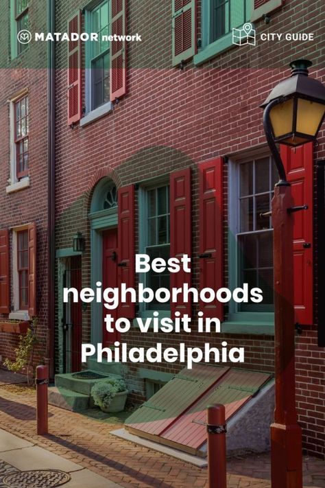 Best Place To Stay In Philadelphia, Pennsylvania Bucket List, Philadelphia Suburbs, Philadelphia Nightlife, Philadelphia Neighborhoods, Philadelphia Old City, Eastern State Penitentiary, Visit Philadelphia, City Homes