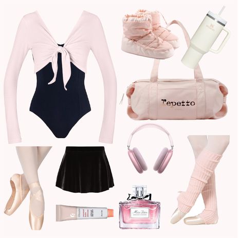 Where I Buy My Ballet Wear, Ballet Teacher Outfit Aesthetic, Pink Ballet Outfit, Ballet Outfit Inspiration, Balletcore Makeup, Ballet Fits, Ballet Inspired Outfit, Ballet Practice Outfit, Ballet Outfit Practice