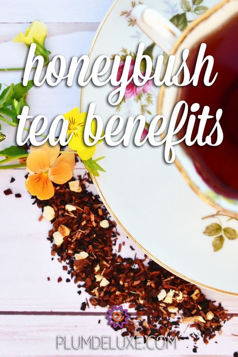 Tea Infusion Recipes, Honeybush Tea, Bone Diseases, Honey Tea, Cherry Almond, Nitty Gritty, Tea Benefits, Flavored Tea, Alcohol Recipes