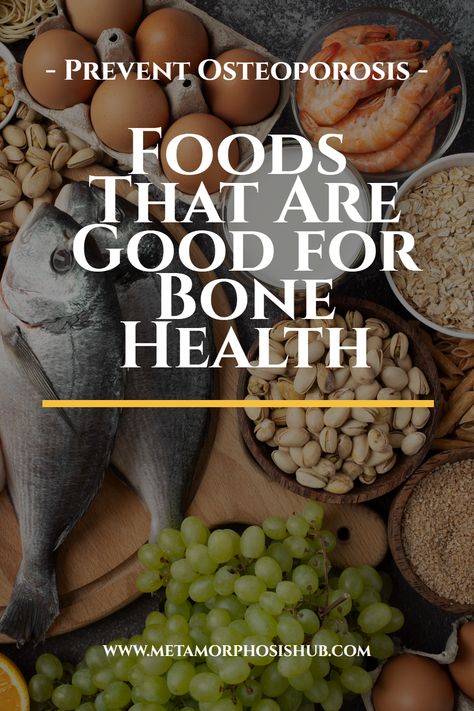 Foods that are good for bone health Foods Good For Osteoporosis, Foods For Bone Health, Recipes For Osteoporosis, Bone Health Recipes, Bone Healing Foods, Inflammatory Smoothies, Osteoporosis Symptoms, Osteoporosis Diet, Osteoporosis Exercises