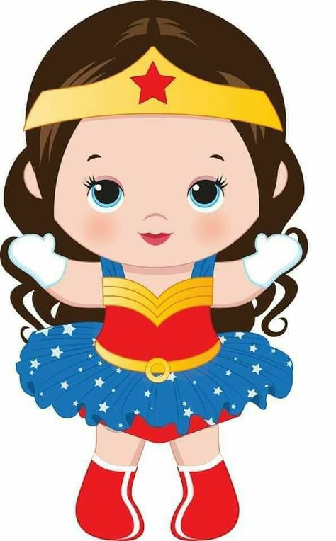 Superhero Baby Shower, Wonder Woman Party, Superman Baby, Baby Cartoon Drawing, Mermaid Cake Topper, Batman Birthday Party, Marvel Comics Superheroes, Batman Birthday, Baby Clip Art