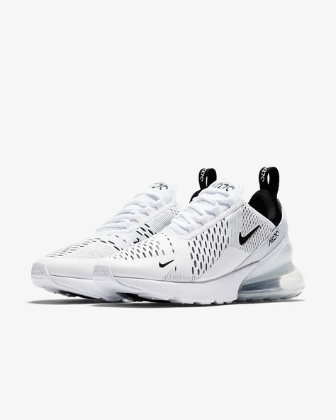 Nike Air Max 270 Women, Nike Air Max 270 White, Gym Sneakers, 270 Nike, Sneaker Nike, Dr Shoes, Preppy Shoes, All Nike Shoes, Nike Shoes Air Max