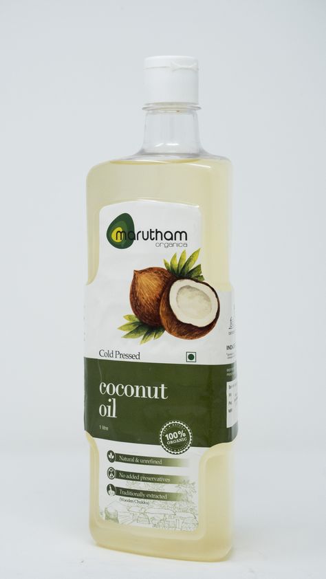 Coconut Oil Bottle Design, Coconut Oil Bottle, Oil Bottle Design, Organic Skincare Packaging, Coconut Design, Cooking Oil Bottle, Coconut Oil Body, Cold Pressed Coconut Oil, Coconut Oil Skin Care