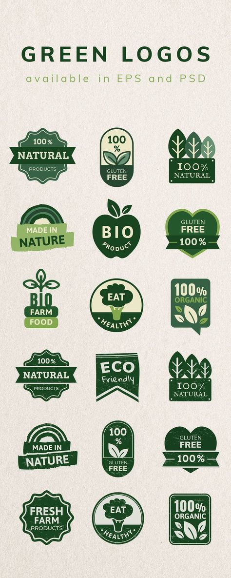 Plant Logo Design Branding, Eco Logo Design Branding, Food Packaging Sticker, Eco Friendly Logo Design, Eco Logo Design, Eco Friendly Logo, Food Brand Logos, Green Branding, Logo Design Examples