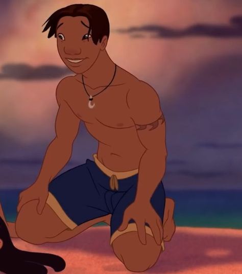 David Lilo And Stitch, Lilo And Stitch Characters, Male Cartoon Characters, Fictional Character Crush, Animated Man, Smash Or Pass, Lilo Y Stitch, Lilo Et Stitch, Disney Princes