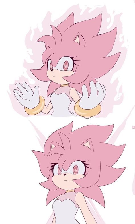 Human Amy Rose, Draw Disney Princesses, Super Amy Rose, Amy Rose Hedgehog, Shadow And Amy, Amy The Hedgehog, Sonic Heroes, Sonic And Amy, Sonic Funny