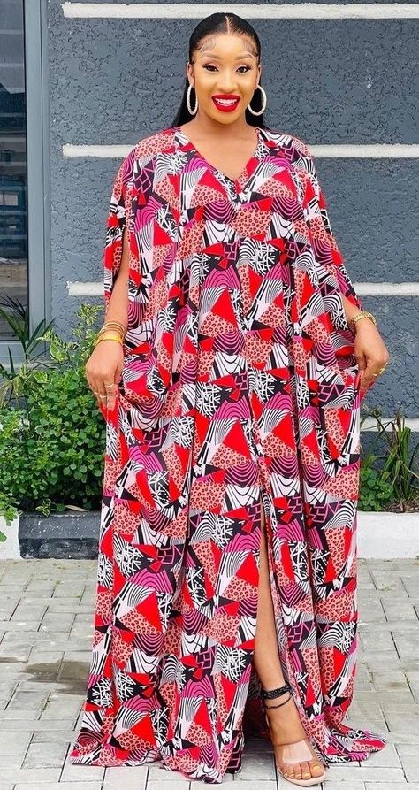 Patapata Dress Styles, Dera Dress Designs, Gown Styles For Materials, Styles For Materials, Chiffon Bubu Gown Styles, Latest Material Gown Styles, Free Gown, Materials Gown Style, Bubu Gown