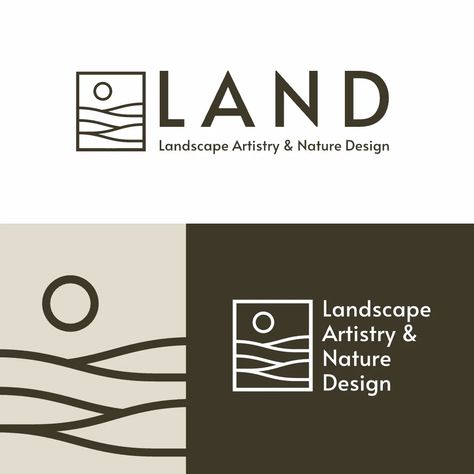 Take your Logo design to the next level by using this Landscape Artistry - Landscaping Logo design template by Yzabelle Wuthrich. Use this ready-to-use Logo design and start designing like a Pro. Logos, Natural Branding Design, Landscape Company Logos, Aesthetic Vector, Logo Inspiration Nature, Natural Illustration, House Greenhouse, Outdoor Architecture, Landscaping Logo