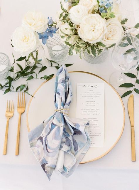 Blue And White Napkins Wedding, Unique Wedding Cocktail Napkins, Annapolis Waterfront Hotel Wedding, Wedding Cocktail Napkins Personalized, Blue Floral Napkins Wedding, Wedding On The Water, Eastern Shore Wedding, Annapolis Wedding, Engagement Portraits