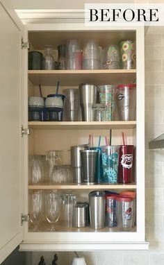 #storage #homestorage #organizer Kitchen Cabinet Organization Layout, Kitchen Cupboard Organization, Kitchen Drawer Organizers, Kitchen Cabinet Organization Ideas, Kitchen Storage Hacks, Small Kitchen Storage, Kitchen Organization Diy, Organisation Hacks, Organizing Hacks