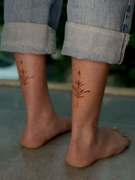 Small Achilles Tattoo, Ornamental Tattoo Design Leg, Ornamental Tattoo Placement, Achilles Tendon Tattoo, Minimal Leg Tattoo, Dark Brown Tattoo, Quote Placement Tattoo, Achilles Tattoo Placement, Ornamental Ankle Tattoo