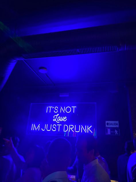 Neon Club Sign, Club Signs Aesthetic, Club Sign Ideas, Club Neon Sign, Club Signs, Club Vibes, Night Club Aesthetic, Neon Signs Quotes, Nightclub Design