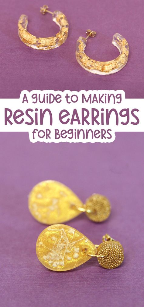 Resin Earing Making, Diy Epoxy Earrings, Making Resin Earrings, Creative Earrings Diy, Epoxy Resin Earrings Diy, How To Make Acrylic Earrings, Epoxy Earring Ideas, Epoxy Resin Earring Ideas, Resin Earings Idea