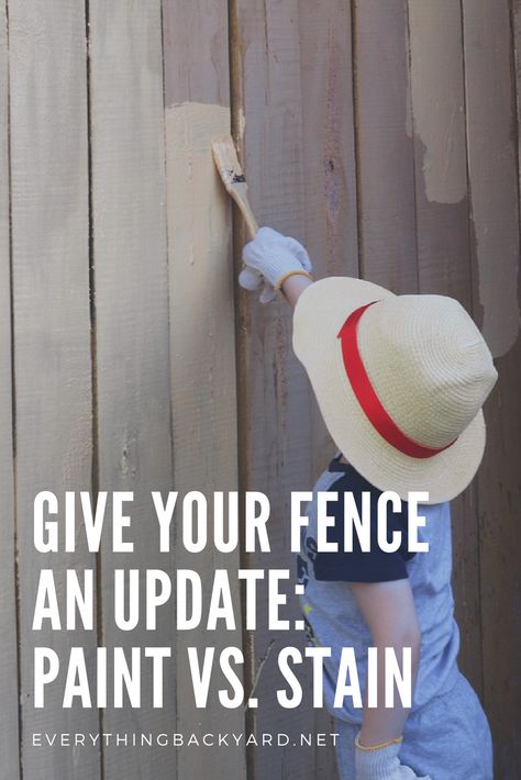 Painted Wood Fence, Redwood Fence, How To Tan, Old Fences, Fence Paint, Diy Deck, How To Give, Fence Post, Entrance Decor