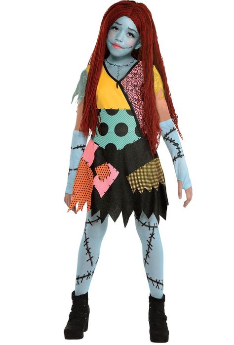 Sally Halloween Costume, Nightmare Before Christmas Costume, Ghouls Night, Nightmare Before Christmas Characters, Sally Costume, Yarn Wig, 12 Birthday, Costume Disney, Sally Nightmare