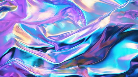 Foil Texture Metallic With A Holographic And Wrinkled#pikbest#Backgrounds#Others Holographic Material, Holographic Wallpapers, Foil Texture, Holographic Fabric, Y2k Background, Light Wallpaper, Pink Holographic, Holographic Foil, Rainbow Aesthetic